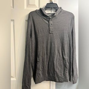 Mens Abercrombie & Finch grey long sleeve shirt size M